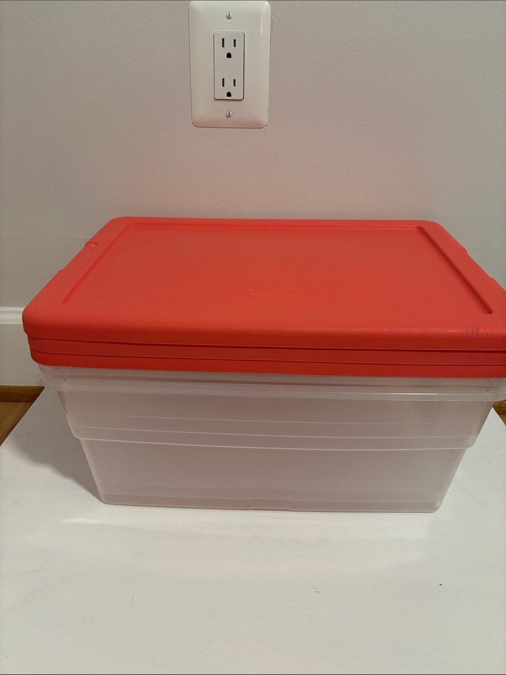 Clear Transparent Plastic Storage Container